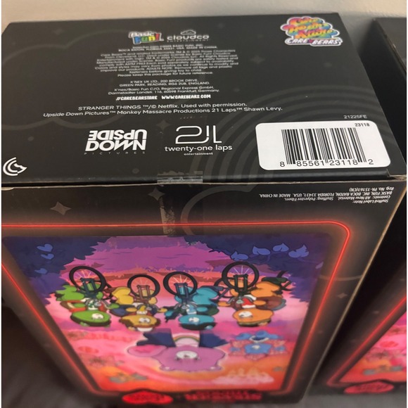 Netflix Stranger Things x Care Bear Cheer Bear Eleven Plush - Picture 2 of 10